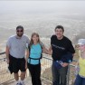Producer Jeremy Steiner ("Pride of Hillsdale College"), Dr. Diane Medved, Michael Medved and assistant Karmen Frisvold ("Joy of Hillsdale College") complete the Snake Path ascent of Masada--some 1,400 feet straight up above the Dead Sea below.