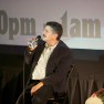 Michael Medved speaking at the Vice Presidential Debate viewing party in Seattle, WA.